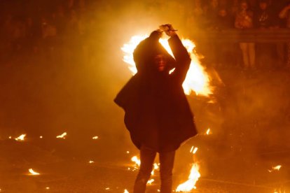 Un fallaire de la Massana en una revetlla anterior.