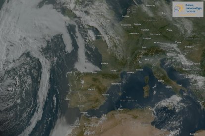 La dorsal sobre la Península Ibèrica.