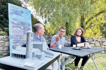 La presentació del projecte, ahir.