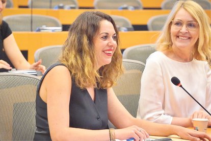 La parlamentària europea del grup socialista Laura Ballarín.