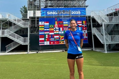 Alexandra Mejia, a Singapur.