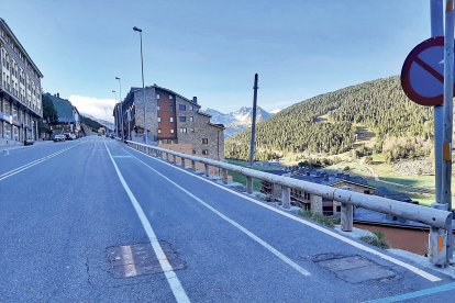 El tram de la CG-2 a Bordes d’Envalira.