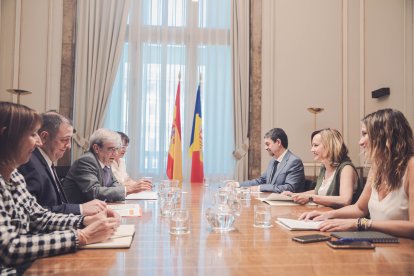 Reunió entre els ministres d'Educació d'Andorra i Espanya.