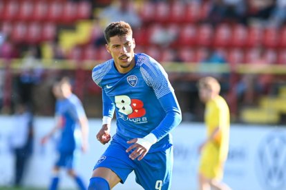 Rodrigo Piloto en un moment del partit.