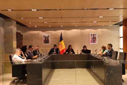 Un moment del Consell de comú d'Ordino.
