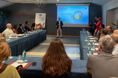 Un moment de la jornada de treball del sector públic.