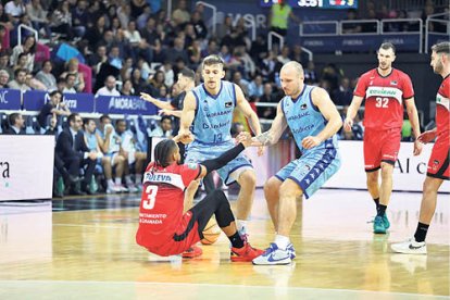 Duel entre el MoraBanc i el Granada al Pavelló Toni Martí.