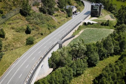 La projecció de com quedarà la CG-2.