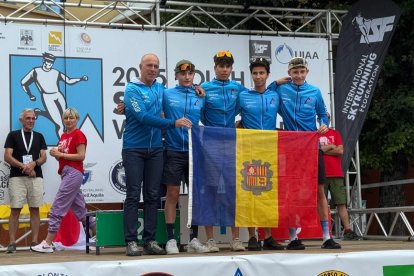 L’equip nacional a Itàlia.