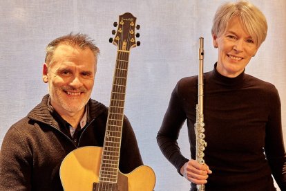David Pérez i Elisabeth Downs.
