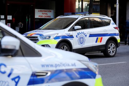 Un cotxe de la policia.
