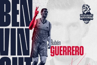 Rubén Guerrero serà jugador del MoraBanc per dues temporades