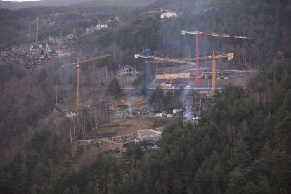 Construcció a Anyós.
