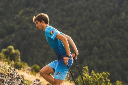 Soldevila, a una prova anterior.