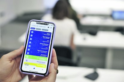 L’aplicació de ‘Cartera Digital’ en fase de prova.