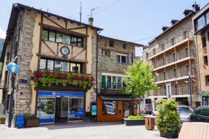 L’oficina de turisme d’Encamp.