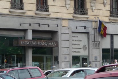 L’ambaixada d’Andorra a Espanya.