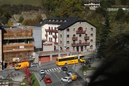 Un autobus de línia a Encamp