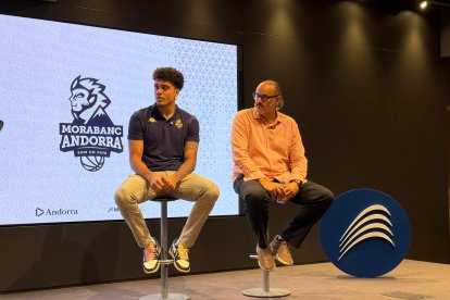 Presentació de Justin McKoy a la seu de MoraBanc.