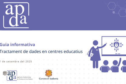 Guia conjunta entre l'APDA i el ministeri d'Educació.