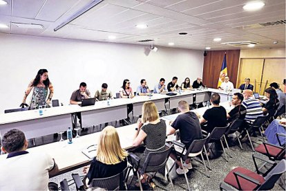 La reunió celebrada el mes passat.