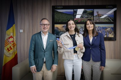 Xavier Espot, Mònica Doria i Mònica Bonell