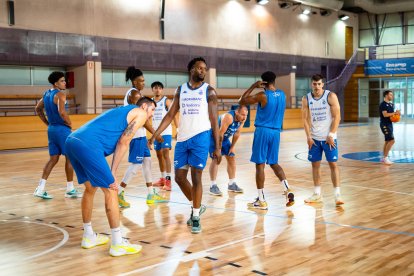 Entrenament tricolor al Pas de la Casa.