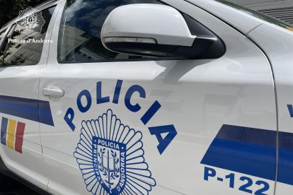 Un cotxe de la policia.