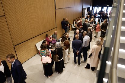 L'assemblea de creditors a la seu de la Justícia