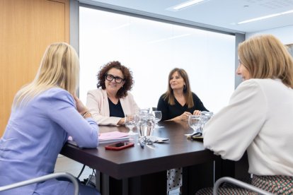 Reunió entre l'Institut Andorrà de les Dones i la Xarxa de Dones Parlamentàries.