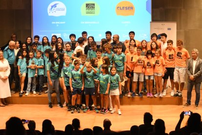 El podi dels clubs Serradells.