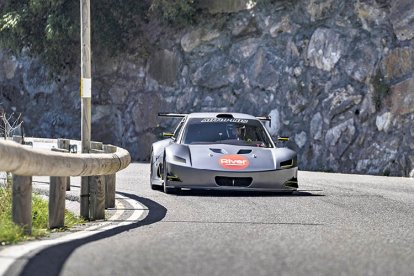 Joan Gil en una de les pujades a Beixalís.