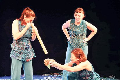 Un moment de l’obra ‘Sotabosc’ d’Inspira Teatre.