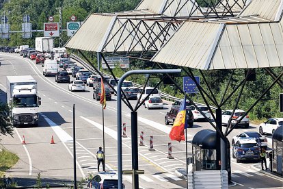 La frontera hispanoandorrana del riu Runer.