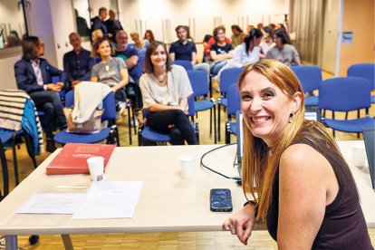 La presidenta del col·legi, Jael Pozo.
