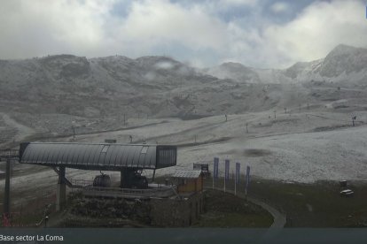 Enfarinada a Ordino Arcalís d'aquesta nit