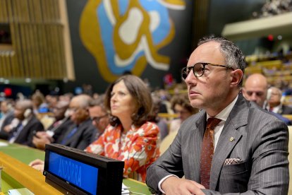 Xavier Espot i Imma Tor al Debat General de l'Assemblea de l'ONU
