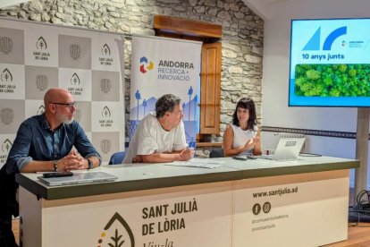 Un moment de les jornades a la sala Sergi Mas.