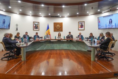 La sessió del consell de comú d'Encamp d'aquesta tarda.
