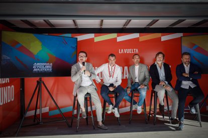 Presentació de la prova en el marc de la Vuelta.