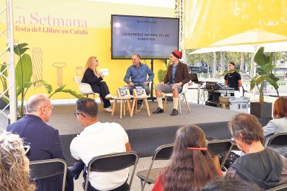 Noemí Rodríguez, Jorge Cebrián i Manel Piñero, en el paper de Boris Skossyreff.