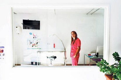 La presidenta del col·legi de veterinaris, Jael Pozo.