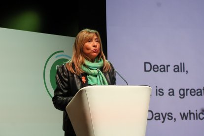 La ministra de Presidència, Economia, Treball i Habitatge, Conxita Marsol.