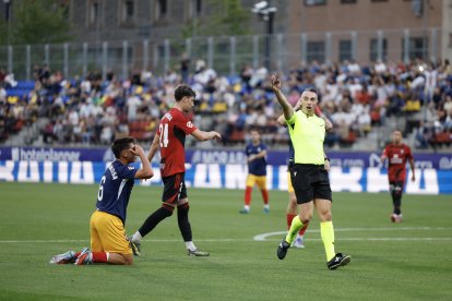 L’àrbitre del duel entre l’FC Andorra i el Mirandés.