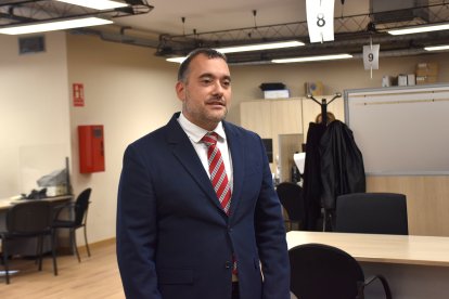 El director general de Tributs i Fronteres, Carles Ferreira, avui al matí.