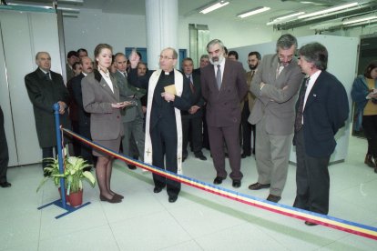 Inauguració de la central internacional digital de la Comella.