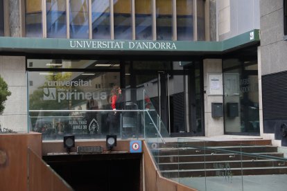 La façana de la Universitat d’Andorra.