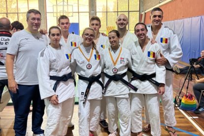 L'equip sènior de la Fandjudo