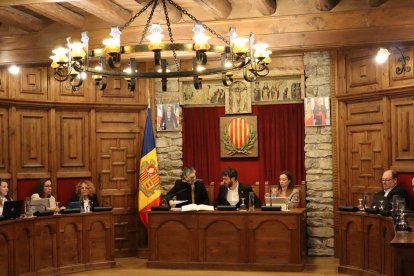 Consell de comú celebrat ahir a Sant Julià de Lòria.