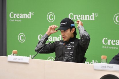Joan Verdú abans de la presentació de l’inici de la temporada, ahir a la seu de Creand.